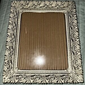 Vintage Metal Filigree Large Picture Frame | 8x10